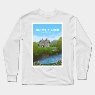 Betws Y Coed, Snowdonia North Wales Long Sleeve T-Shirt